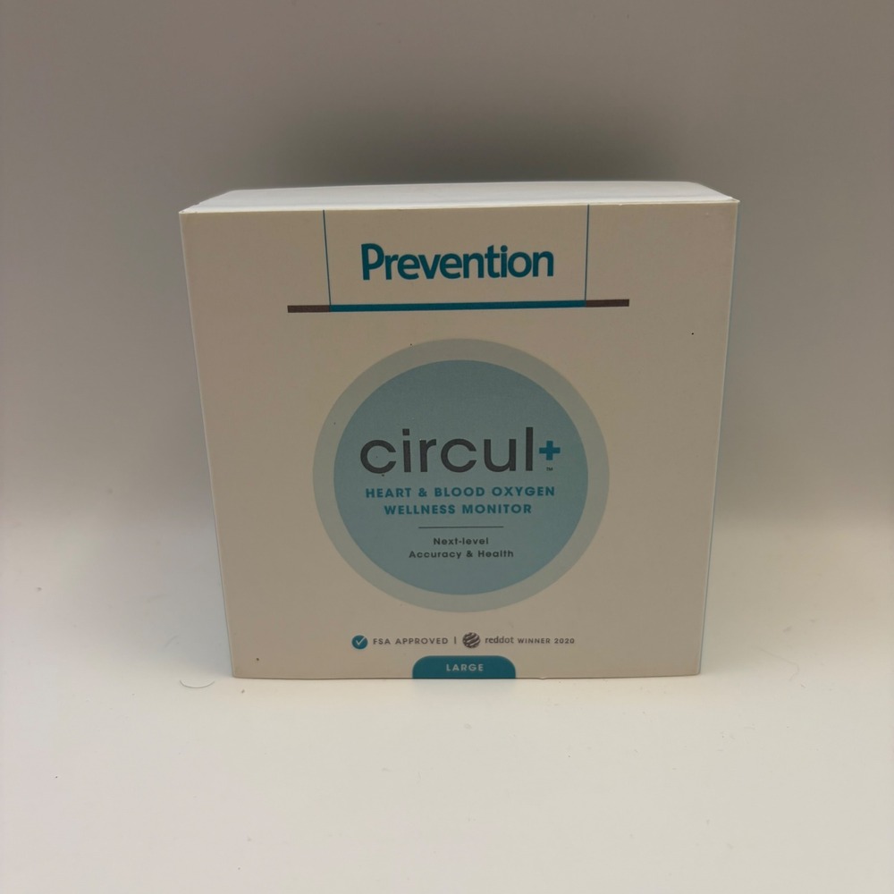 BodiMetrics Prevention Circul+ Heart Blood Oxygen Wellness Monitor Ring Large